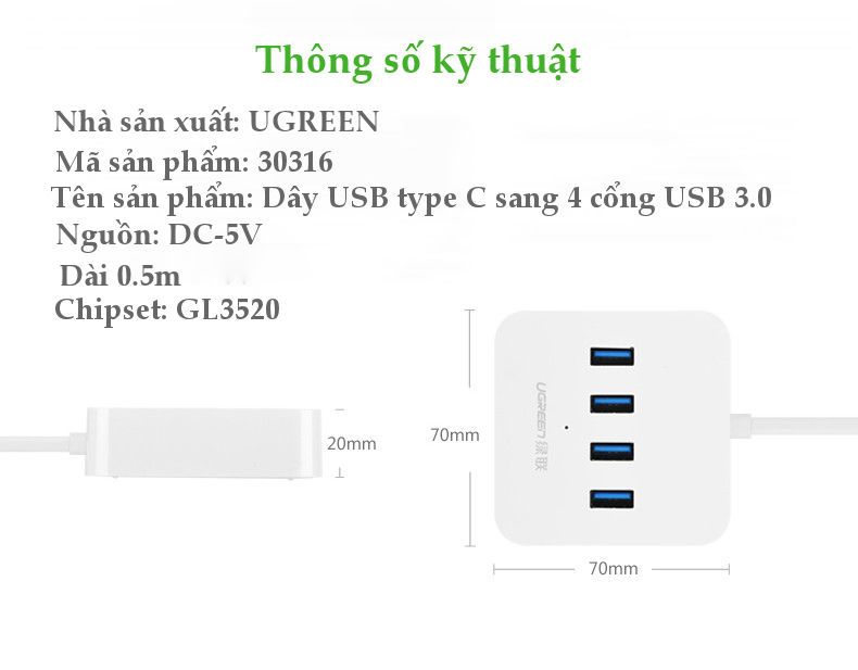 hub-usb-3-0-4-cong-dung-cho-usb-type-c-ugreen-30316-cao-cap-chinh-hang