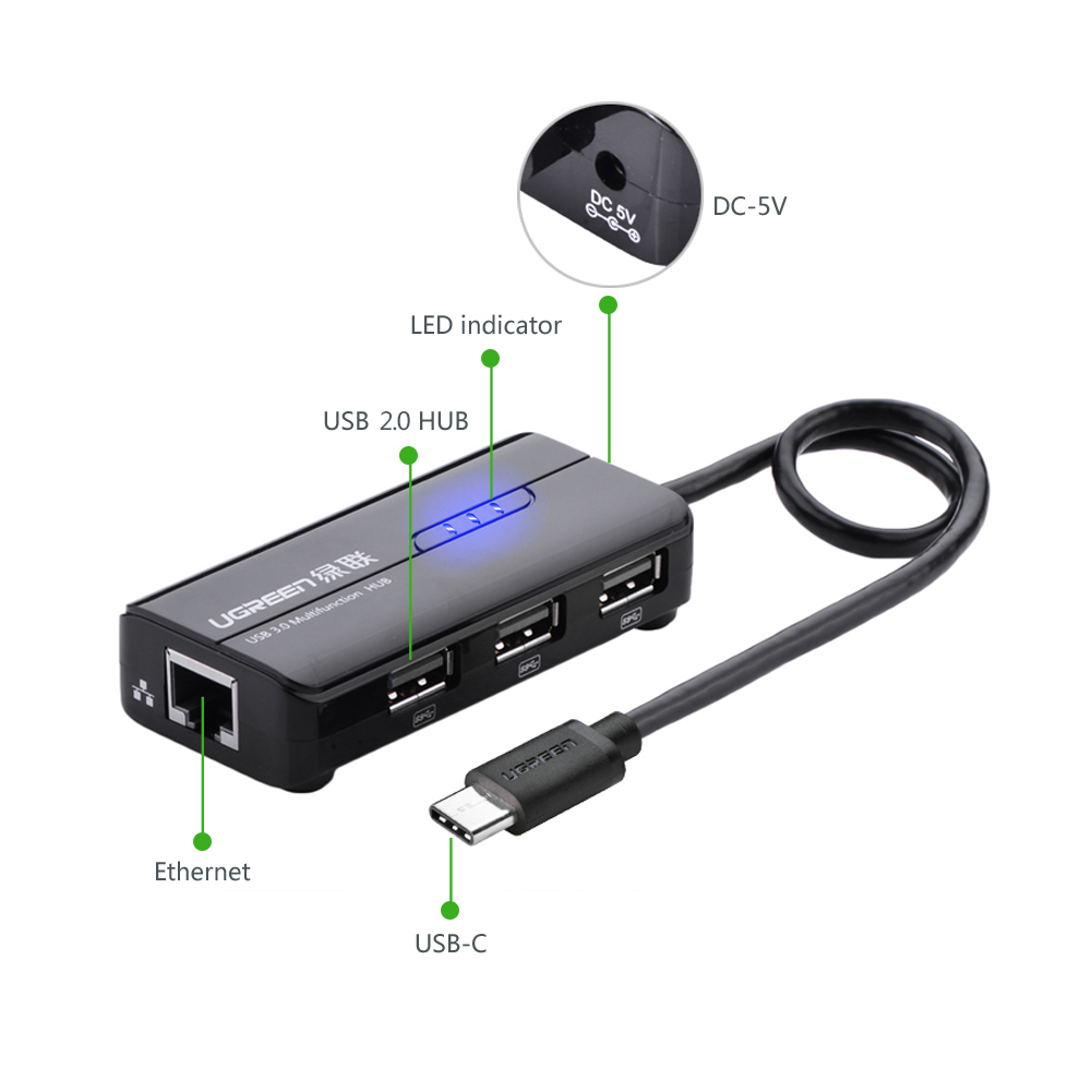 ugreen2030289203-1 usb-c-to-lan-kem-hub-usb-2-0-3-cong-cao-cap-ugreen-30289