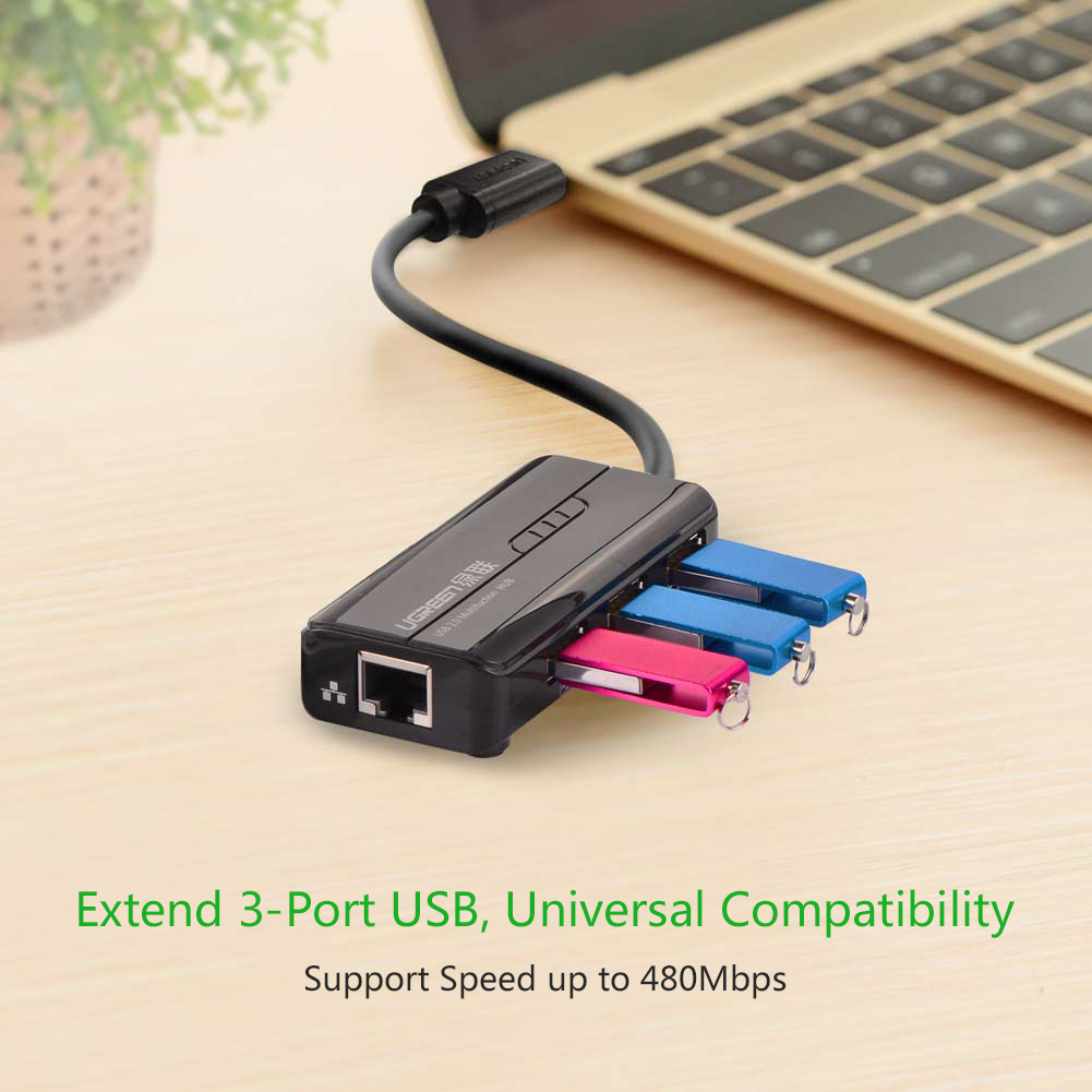 ugreen2030289205-1 usb-c-to-lan-kem-hub-usb-2-0-3-cong-cao-cap-ugreen-30289