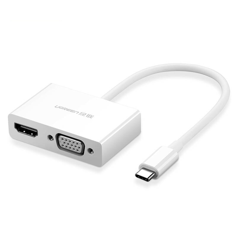 ugreen2030843201-1 cap-chuyen-usb-type-c-to-hdmi-va-vga-cao-cap-ugreen-30843