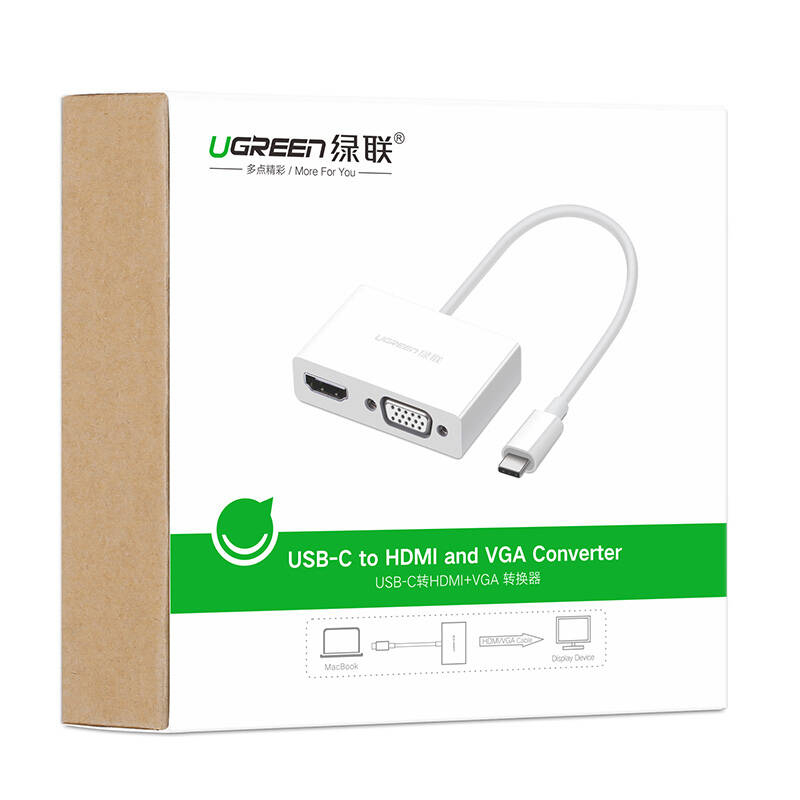 ugreen20308432010-1 cap-chuyen-usb-type-c-to-hdmi-va-vga-cao-cap-ugreen-30843