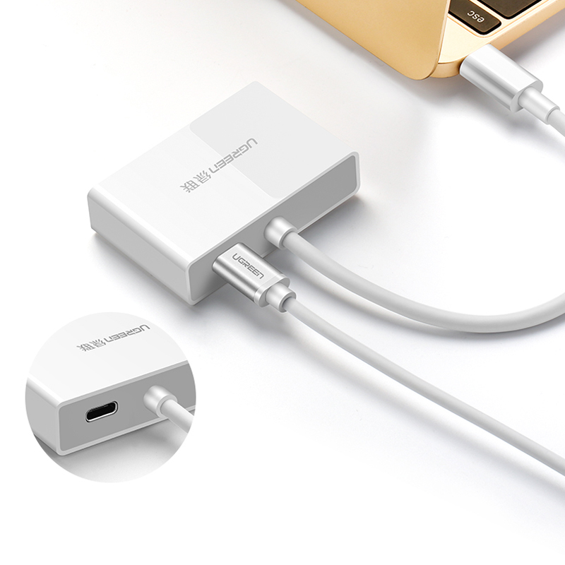 ugreen2030843208-1 cap-chuyen-usb-type-c-to-hdmi-va-vga-cao-cap-ugreen-30843