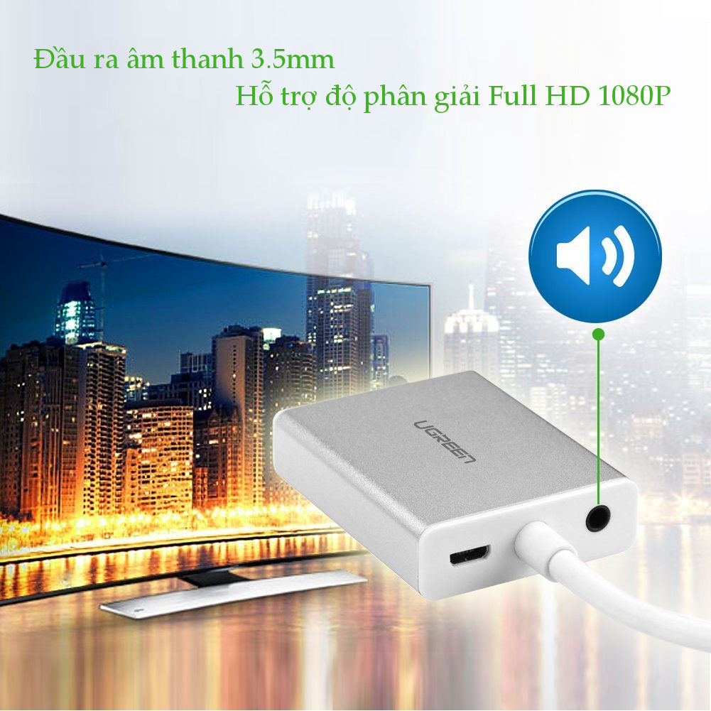 ugreen20402172011 https://vitinhtanhung.com/cap-chuyen-doi-mini-hdmi-sang-vga-va-audio-ugreen-40217.html?filter_name=40217