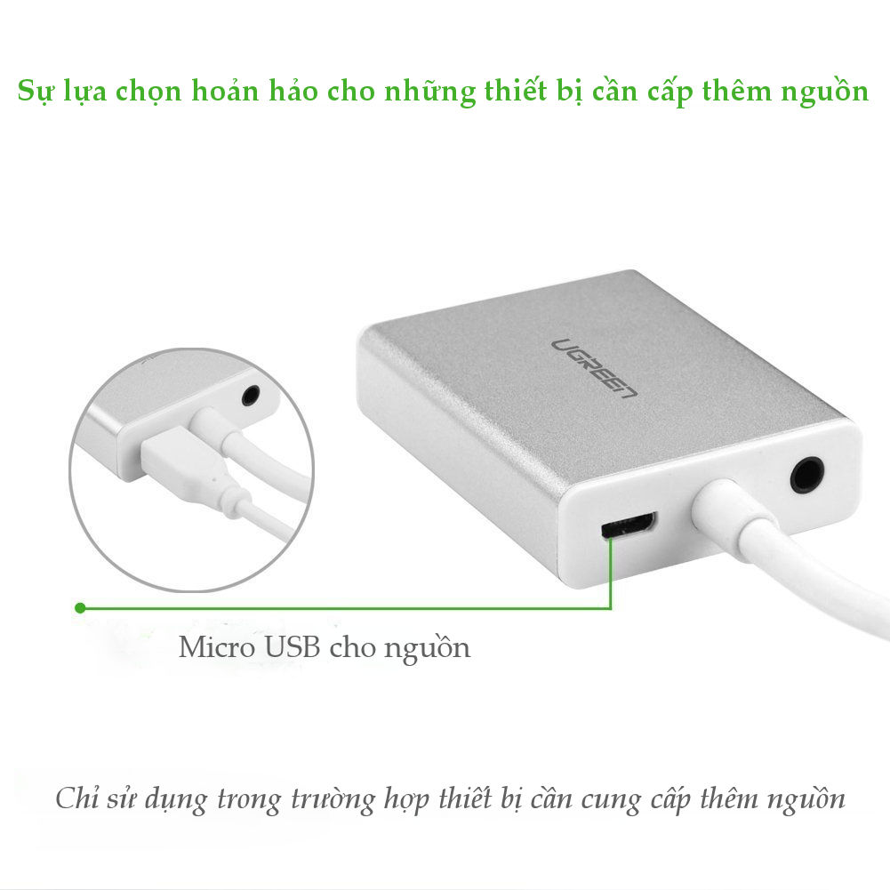 ugreen20402172012 https://vitinhtanhung.com/cap-chuyen-doi-mini-hdmi-sang-vga-va-audio-ugreen-40217.html?filter_name=40217