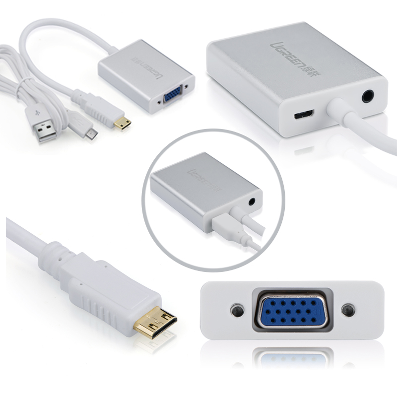 ugreen20402172014 https://vitinhtanhung.com/cap-chuyen-doi-mini-hdmi-sang-vga-va-audio-ugreen-40217.html?filter_name=40217