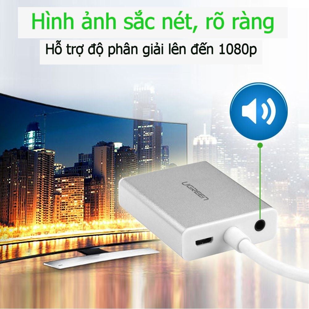ugreen20402222013 cap-chuyen-doi-micro-hdmi-sang-vga-cao-cap-ugreen-40222-15cm