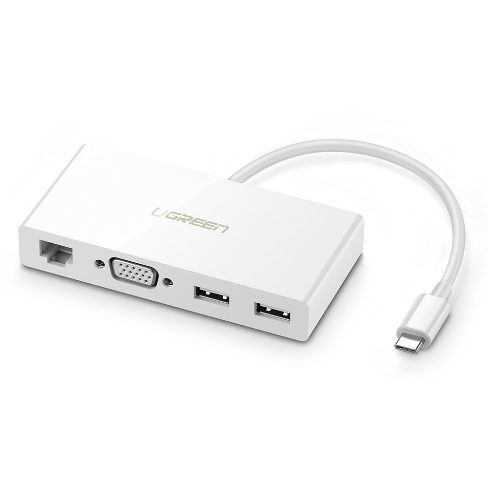 ugreen2040378201-1 cap-usb-c-to-vga-lan-10-100mbps-hub-usb-3-0-ugreen-40378