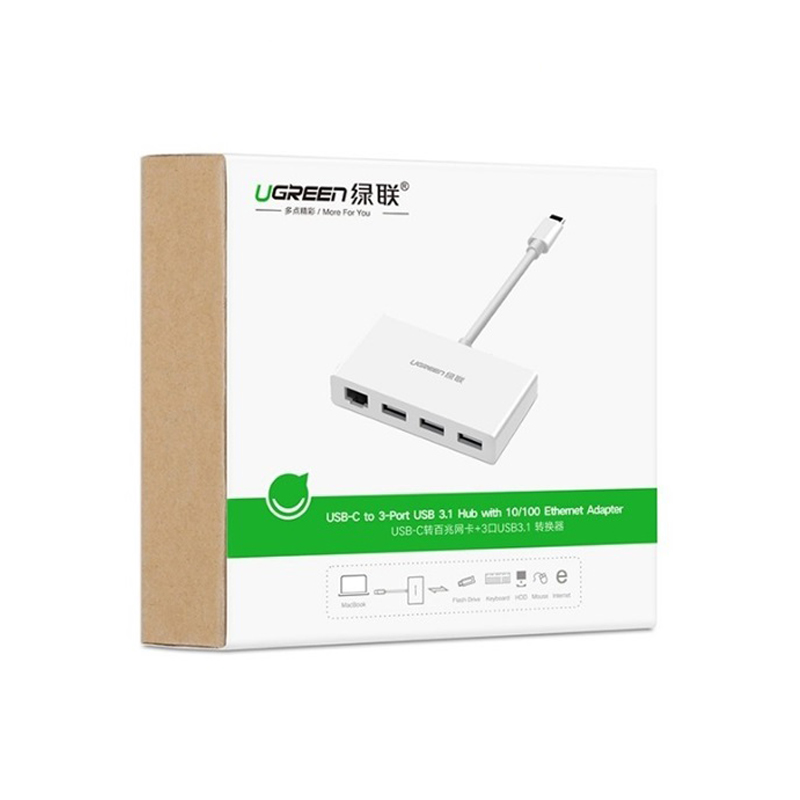ugreen2040382208-1 usb-c-to-lan-10-100mbps-hub-3-cong-usb-3-1-ugreen-40382-1