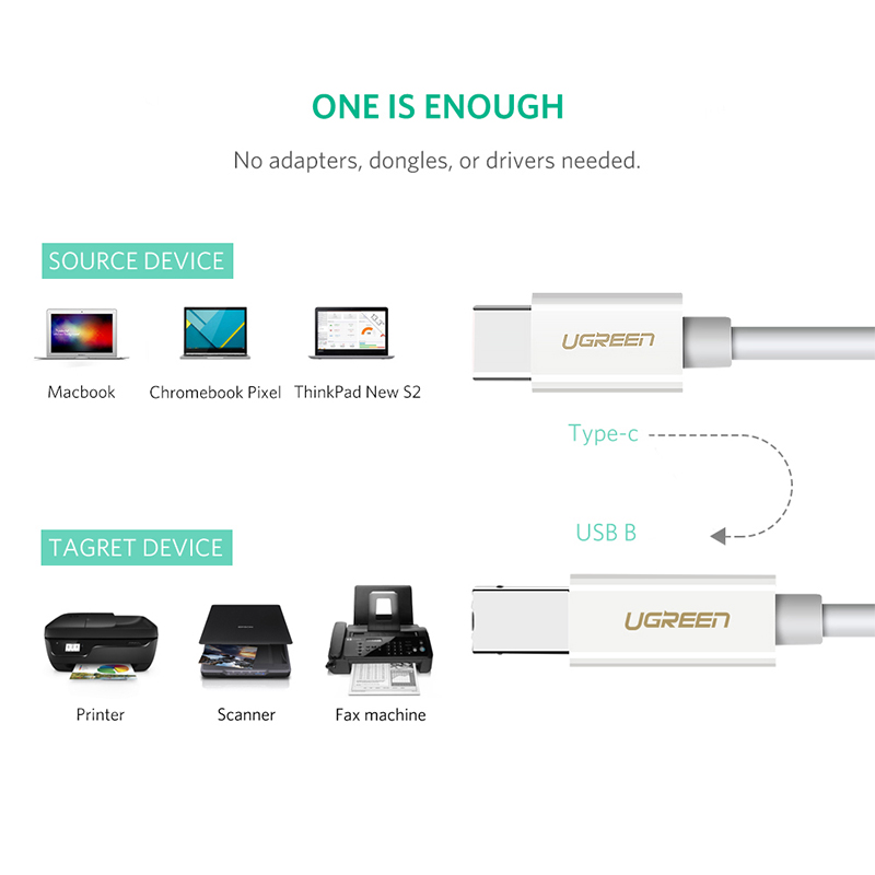 ugreen2040417205-1 cap-usb-c-to-usb-b-1-5m-ugreen-40417