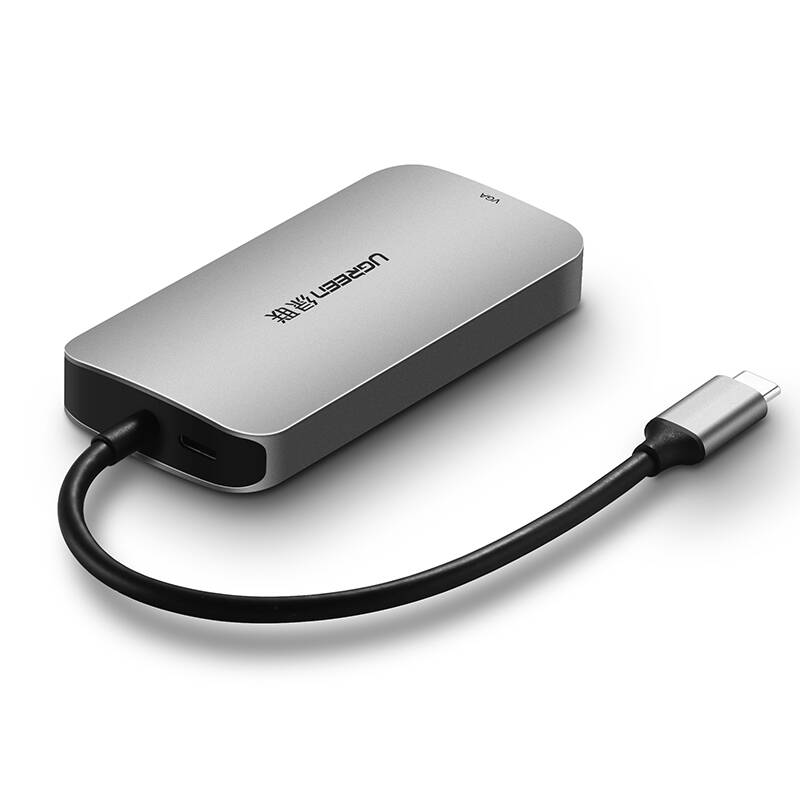 ugreen2050210202-1 bo-chuyen-usb-c-sang-vga-kem-hub-usb-3-0-cao-cap-ugreen-50210