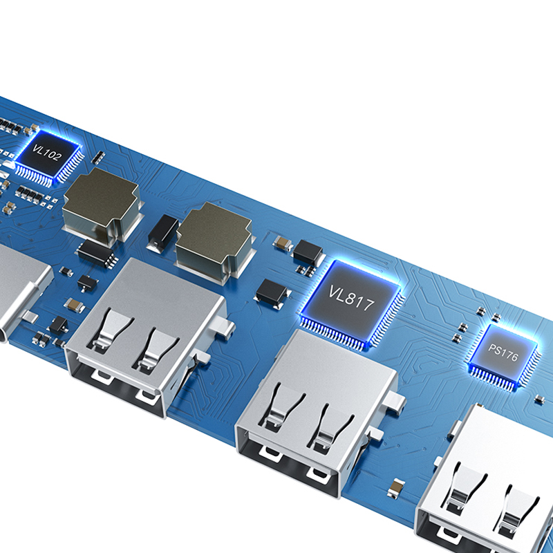 ugreen2050210207-1 bo-chuyen-usb-c-sang-vga-kem-hub-usb-3-0-cao-cap-ugreen-50210