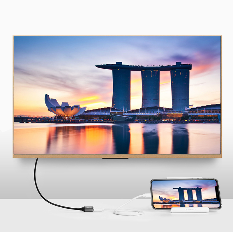 ugreen20502912010-1 cap-chuyen-da-nang-usb-to-hdmi-ket-noi-dien-thoai-ra-man-hinh-tivi-may-chieu-ugreen-50291