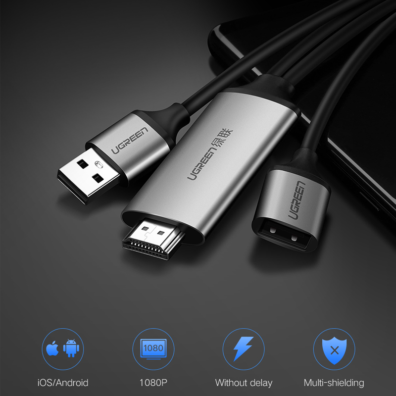 ugreen2050291202 cap-chuyen-da-nang-usb-to-hdmi-ket-noi-dien-thoai-ra-man-hinh-tivi-may-chieu-ugreen-50291