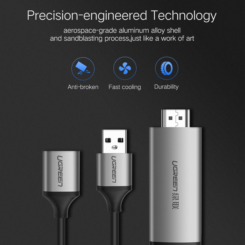 ugreen2050291204 cap-chuyen-da-nang-usb-to-hdmi-ket-noi-dien-thoai-ra-man-hinh-tivi-may-chieu-ugreen-50291