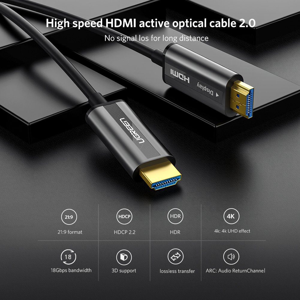 ugreen2050715206-2 cap-hdmi-2-0-soi-quang-dai-60m-ho-tro-4k60hz-hdr-cao-cap-ugreen-50220